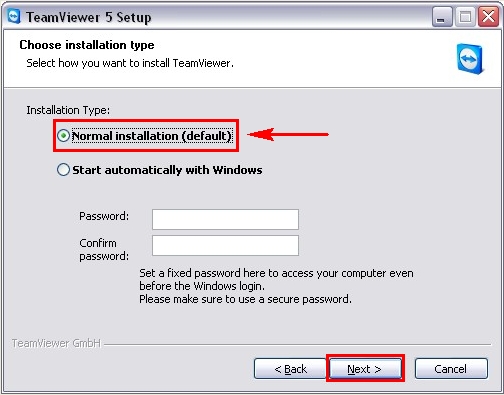 set teamviewer to start with windows